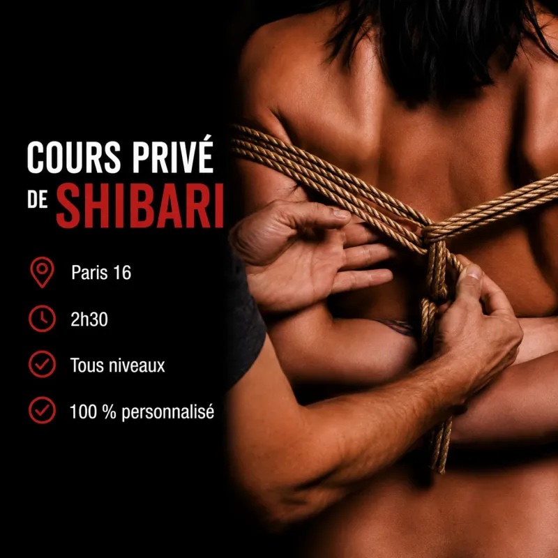 Informations sur les cours privés de Shibari à Paris 16