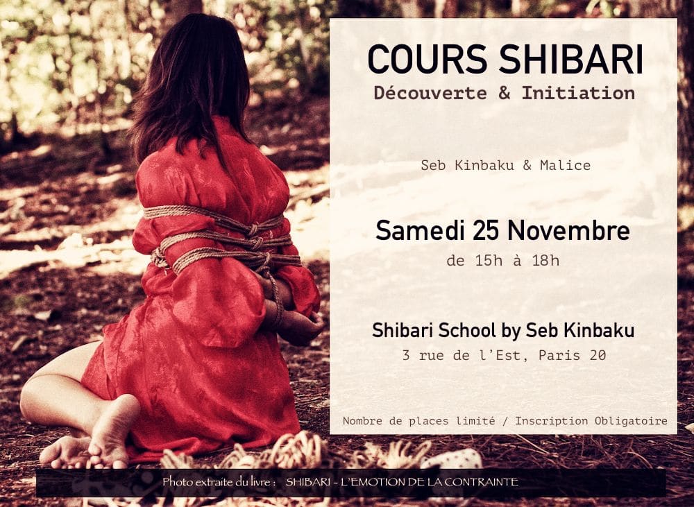 atelier shibari paris / Apprendre le shibari avec seb kinbaku