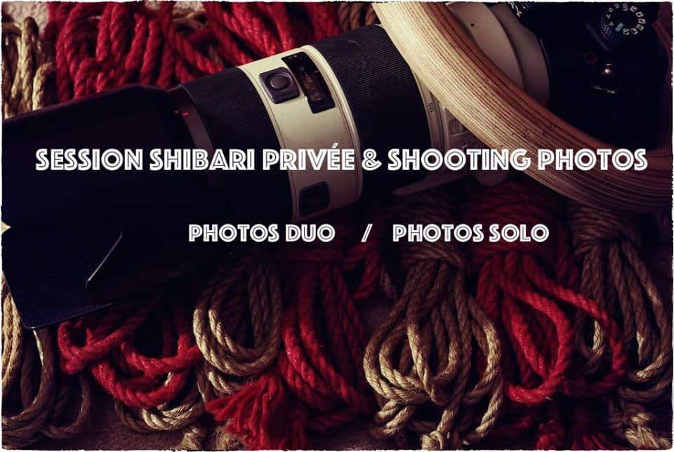Shooting shibari privé Paris