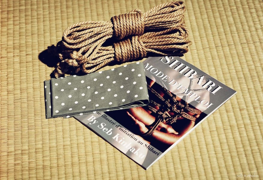 cordes shibari et tenugui japonais