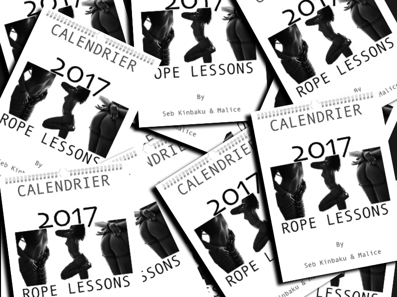 Calendrier 2017 : Rope Lessons by Seb Kinbaku