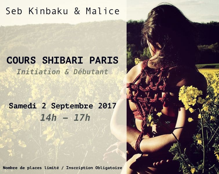 Cours Shibari Paris par Seb Kinbaku