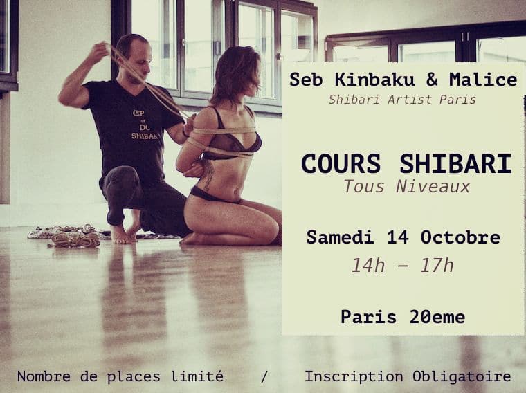 Cours Shibari Paris : Octobre 2017