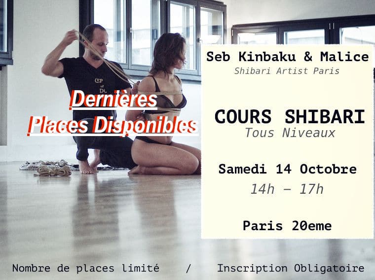 cours shibari paris : Seb Kinbaku