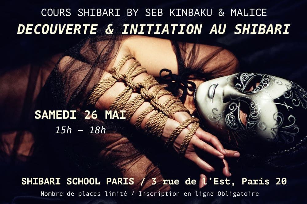 Cours Shibari Paris / Shibari School Paris Seb Kinbaku