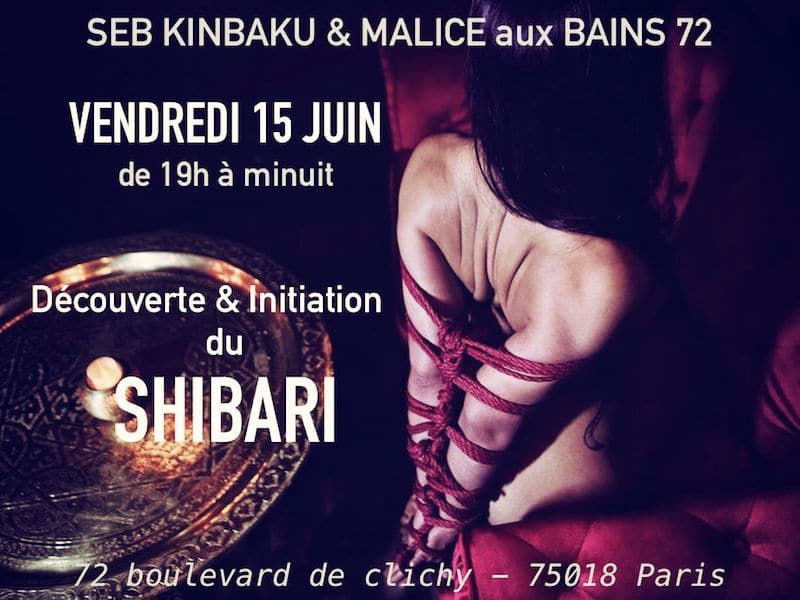Initiation et découverte du shibari avec Seb Kinbaku & Malice