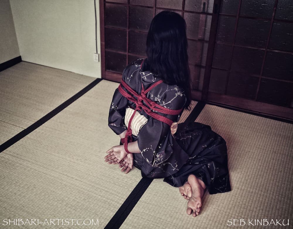 Photo shibari avec kimono à Tokyo