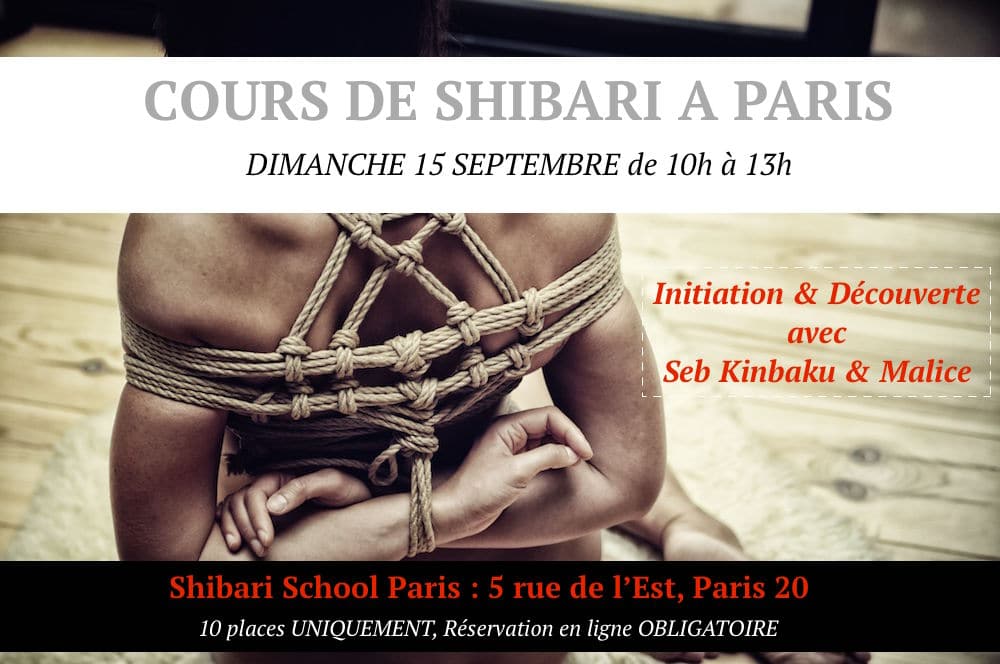 Cours de shibari à Paris avec Seb Kinbaku