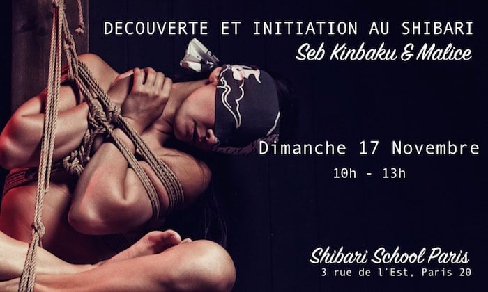 Cours débutant de shibari par Seb Kinbaku