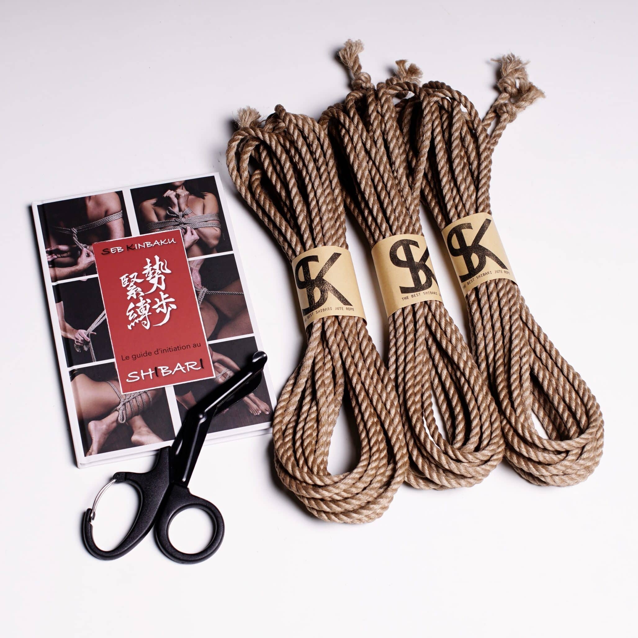 Vente de corde de shibari jute ou chanvre pour bondage, kinbaku et shibari
